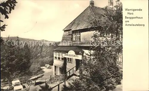 Wernigerode Harz Berggasthaus am Armeleuteberg Kat. Wernigerode