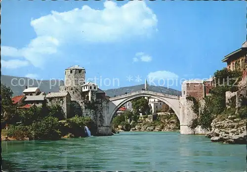 Mostar Moctap Steinbruecke Kat. Mostar