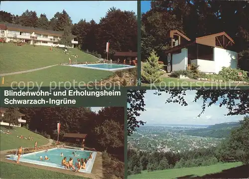 Schwarzach Vorarlberg Ingruene Blindenwohnheim  Kat. Schwarzach