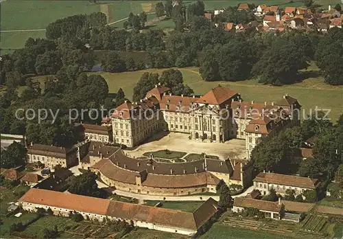 Pommersfelden Fliegeraufnahme Schloss Weissenstein Kat. Pommersfelden
