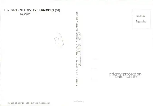 Vitry le Francois La ZUP Kat. Vitry le Francois