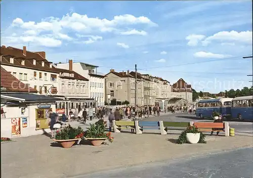 Siegburg Wilhelmstrasse mit Bus Bahnhof Kat. Siegburg