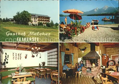 Drobollach Gasthaus Pension Melcher Faakersee Kat. Villach