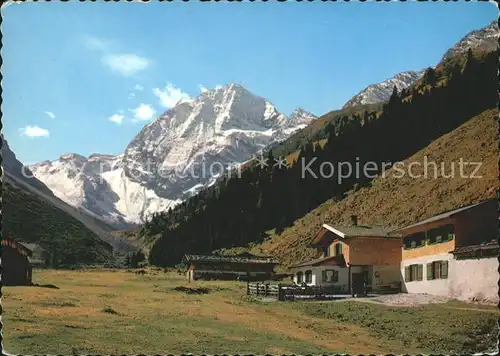 Pinnistal Habicht Alm Stubaital Kat. Neustift im Stubaital