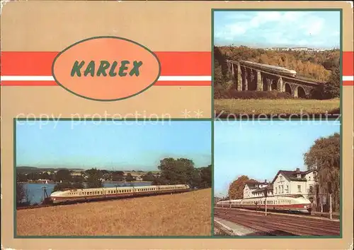 Weischlitz KARLEX Eisenbahn Viadukt Kat. Weischlitz