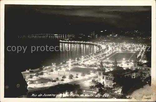 Rio de Janeiro bei Nacht Kat. Rio de Janeiro