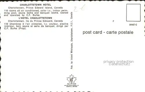 Charlottetown Charlottetown Hotel  Kat. Charlottetown