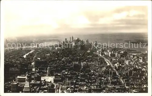 New York City View from Empire State Building Skyline / New York /