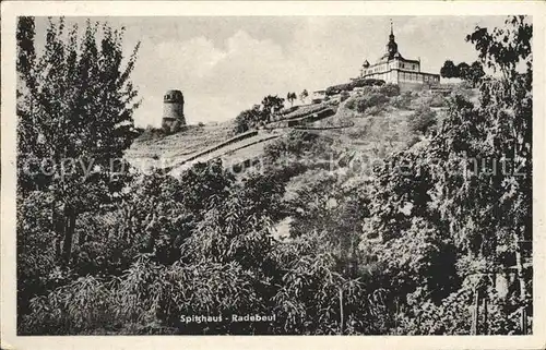 Radebeul Spitzhaus Berggasstaette Kat. Radebeul