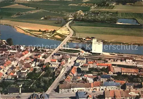 Marne La Fliegeraufnahme Port a Binson Kat. La Marne