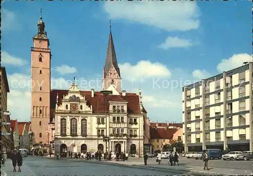 Ingolstadt Donau Rathausplatz  Kat. Ingolstadt