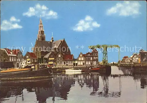 Maassluis Kerk Hafen Kat. Maassluis