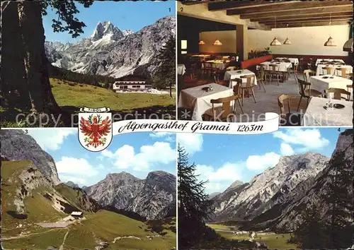 Karwendel Alpengasthof Gramai Falzthurntal Kat. Schwaz