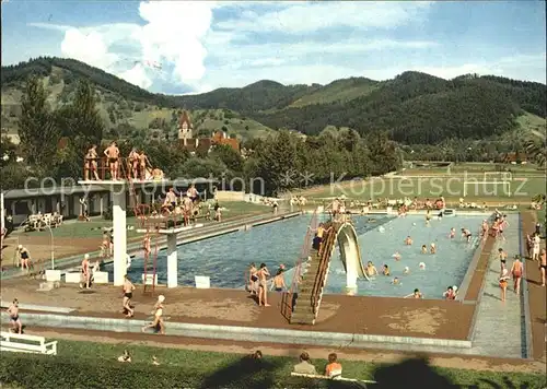 Gengenbach Schwimmbad Kat. Gengenbach Schwarzwald