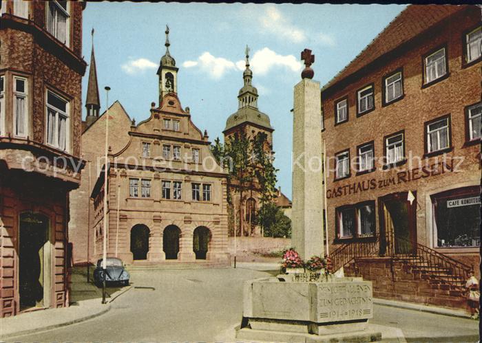 Buchen Odenwald Gasthaus Restaurant Zum Riesen