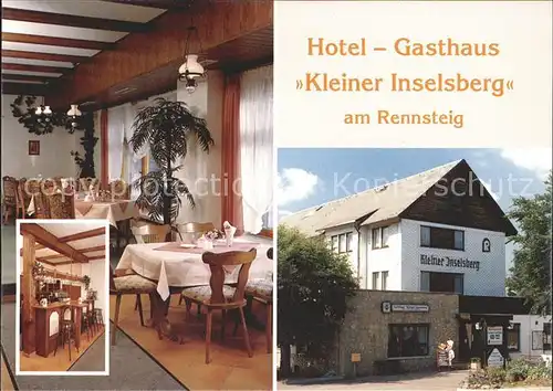 Brotterode Hotel Gasthaus Kleiner Inselsberg Kat. Brotterode