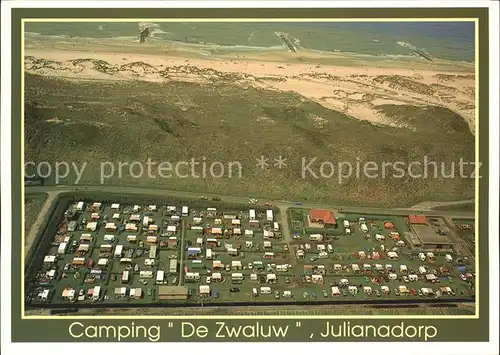 Den Helder Fliegeraufnahme Camping De Zwaluw Julianadorp Kat. Den Helder