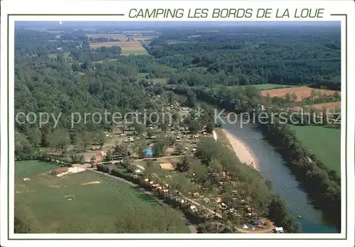 Parcey Fliegeraufnahme Camping Les Bords de la Loue Kat. Parcey