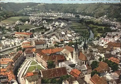 Eichstaett Oberbayern Fliegeraufnahme Bischofsstadt im Altmuehltal Kat. Eichstaett