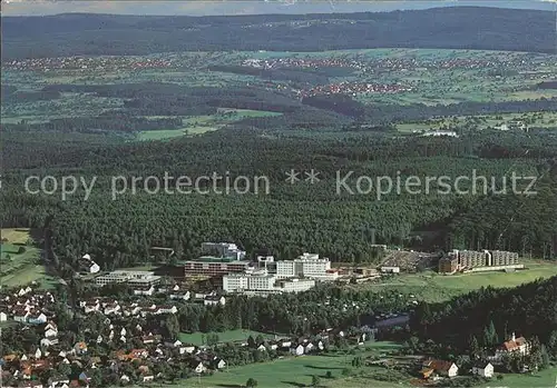 Langensteinbach Karlsbad Fliegeraufnahme Reha Krankenhaus Kat. Karlsbad