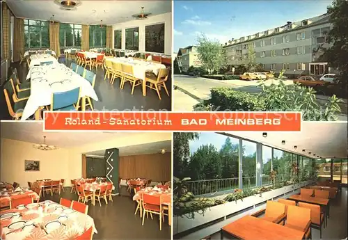 Bad Meinberg Roland Sanatorium Kat. Horn Bad Meinberg