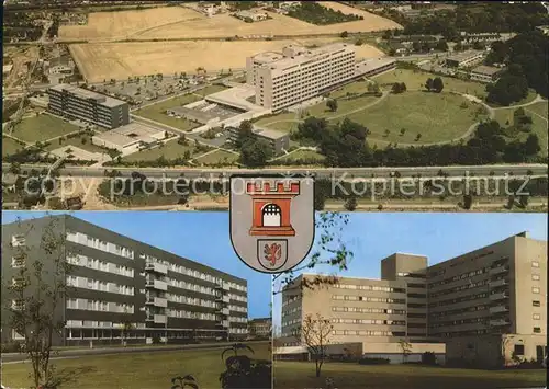 Porz Koeln Krankenhaus Stadt Porz Fliegeraufnahme / Koeln /Koeln Stadtkreis