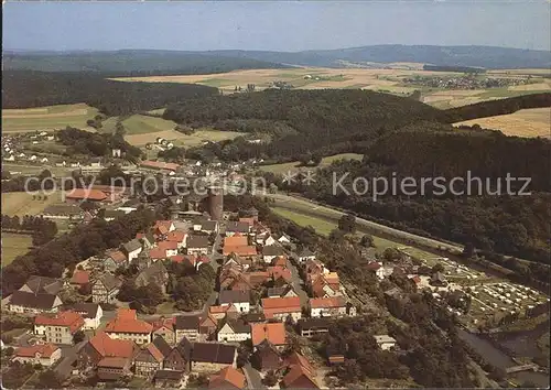 Trendelburg Fliegeraufnahme Perle im Diemeltal Kat. Trendelburg