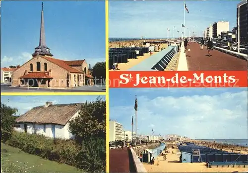 Saint Jean de Monts oe.

Strand und Kirche Kat. Saint Jean de Monts
