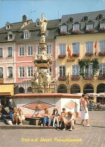 Trier Petrusbrunnen Kat. Trier