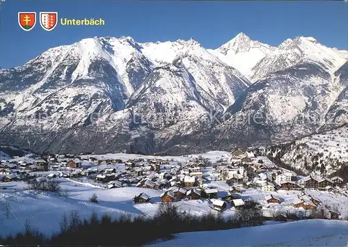 Unterbaech Hohgleifen Wilerhorn Bietschhorn Kat. Unterbaech