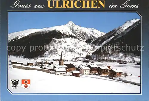 Ulrichen Ulrichen mit Blasenhorn Kat. Ulrichen