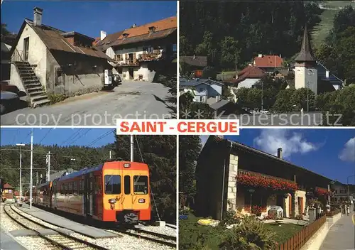 St Cergue Train Nyon Saint Cergue Morez Maison de village Kat. St Cergue