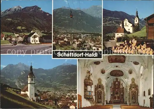 Schattdorf Kirche Seilbahn Kat. Schattdorf