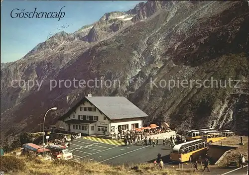 Goeschenen Goescheneralp Berggasthaus Dammagletscher Kat. Goeschenen