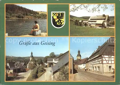 Geising Erzgebirge Freibad Hauptstrasse Kat. Geising Osterzgebirge