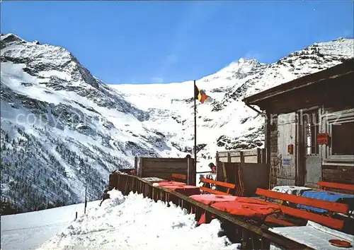 Alp Gruem Restaurant Fanconi Paluegletscher Kat. Alp Gruem