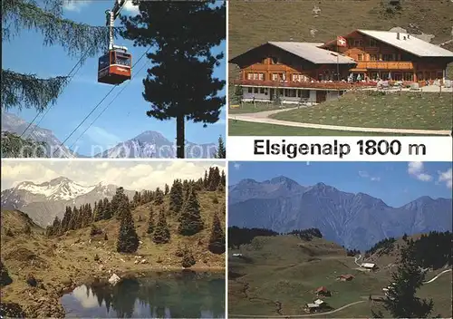 Elsighorn Elsigenalpbahn Bergrestaurant Elsigseeli Elsigenalp Kat. Elsighorn