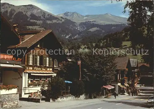 Lenk Simmental Dorfstrasse Tea Room Rendez Kat. Lenk Simmental