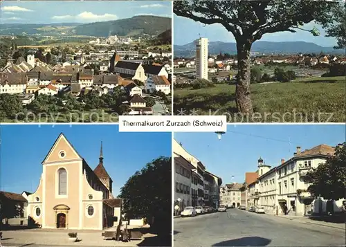 Zurzach Dorfstrasse Kirche  Kat. Zurzach