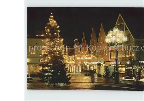 Stade Niederelbe Schwinge Unterelbe Weihnachtliche Holzstrasse Kat. Stade