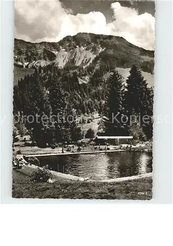 Oberjoch Hochmoorschwimmbad  Kat. Bad Hindelang