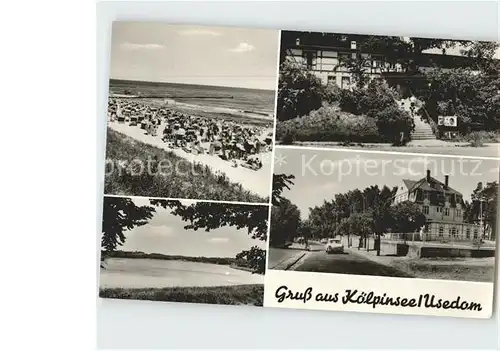 Koelpinsee Usedom Strand Haeuser Loddin Kat. Usedom