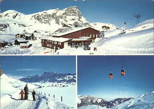 Melchsee Frutt Bergstation der Gondelbahn Stoeckalp Melchsee Kat. Melchsee Frutt