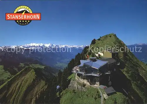 Stanserhorn Drehrestaurant Alpenpanorama Kat. Stanserhorn