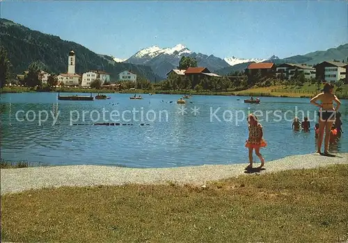 Laax mit Piz Ault Kat. Laax