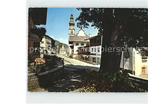 Oberau Tirol Dorfstrasse Kirche Kat. Wildschoenau