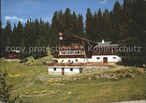 Clavadel Naturfreundehaus Davos Clavadeleralpen Kat. Davos Clavadel