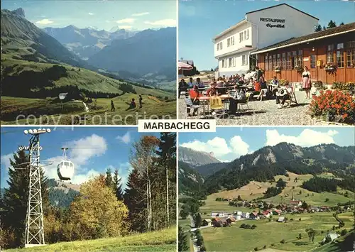 Marbachegg Gondelbahn Marbach Restaurant Kat. Marbachegg