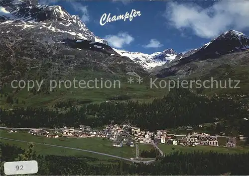 Champfer Graubuenden  Kat. Champfer