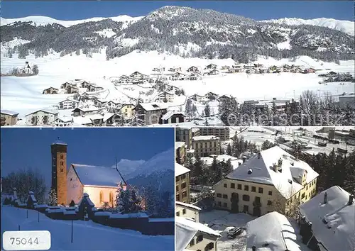 Samedan Kirche San Peter Chesa Planta Kat. Samedan